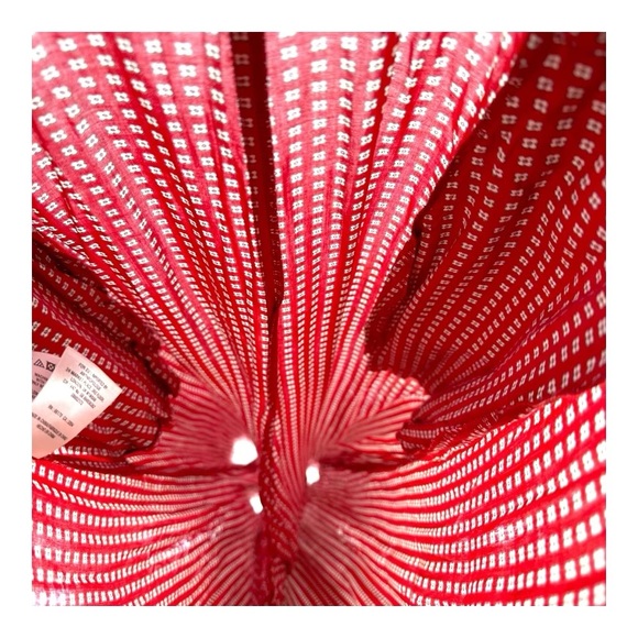 MAEVE | 6 Red Print Frida Mock Neck Jumpsuit Anthropologie - Picture 13 of 13